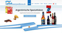 Desktop Screenshot of productosargentinos.ch