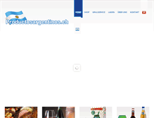 Tablet Screenshot of productosargentinos.ch